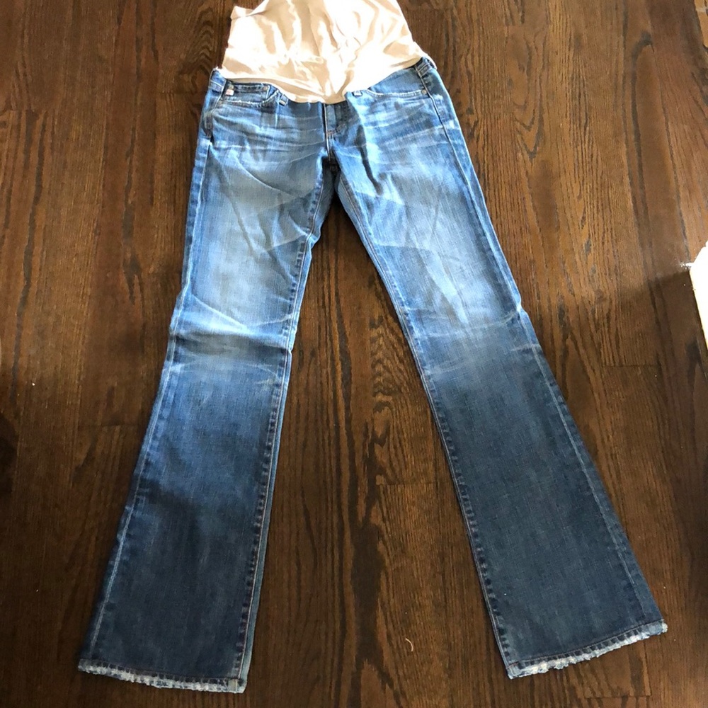 Boot cut maternity jeans